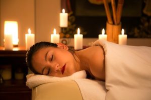Candle lit massage